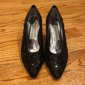 Amanda Smith sequin pattern pumps